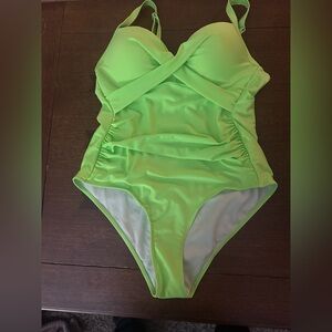 Neon Green Swimsuit